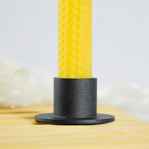 Black Taper Candle Holders, Iron Tapered Candlestick Holders for Pillar Candles, Home Decor, Table Centerpieces, Weddings, Party, Dinner...