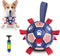 Dog Soccer Ball, 6'' World Cup Outdoor Interactive Dog Ball Toy, Dog Birthday Gift Toy for Tug of War,Puppy Toy, Dog Water Toy for Small&Medium Do...
