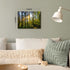 Forest Wall Art Nature Pictures Wall Decor Living Room Mountain Landscape Photo Prints Sunrise Green Trees Scenery Poster Painting Framed Artwork ...