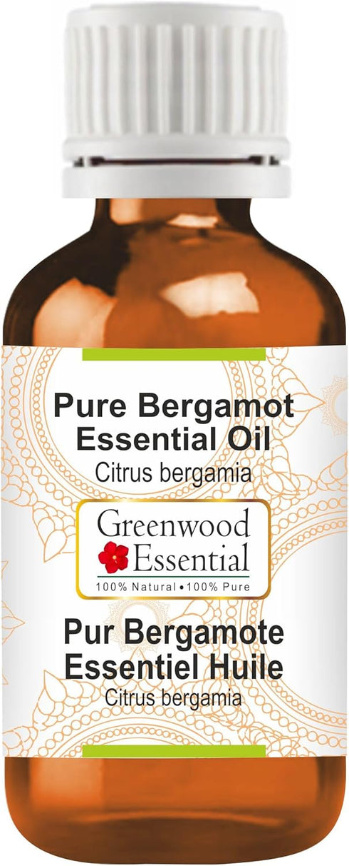 Pure Bergamot Essential Oil (Citrus bergamia) Steam Distilled 50ml (1.69 oz)...