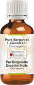 Pure Bergamot Essential Oil (Citrus bergamia) Steam Distilled 50ml (1.69 oz)...