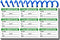 Self Laminating Calibration Labels 1x2 Inch Write-on Calibration Stickers with Spiral Bound Cover for NIST Calibration ISO-900 Calibrate Equipment...
