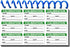 Self Laminating Calibration Labels 1x2 Inch Write-on Calibration Stickers with Spiral Bound Cover for NIST Calibration ISO-900 Calibrate Equipment...