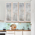 rabbitgoo Window Privacy Film Frosted Bamboo Pattern, Removable UV Blocking Stained Glass Decals Covering Decorative Window Cling for Home, 23.6 i...