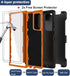 for Galaxy Note 20 Ultra Case with Belt Clip Holster, 2 Screen Protector, Military Grade Full Body Heavy Duty Shockproof Rugged Protective Cover f...