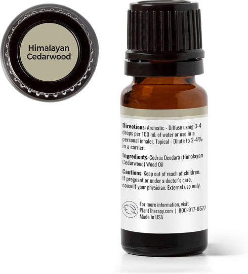 Plant Therapy Himalayan Cedarwood Essential Oil 10 mL (1/3 oz) 100% Pure, Undiluted, Therapeutic Grade...