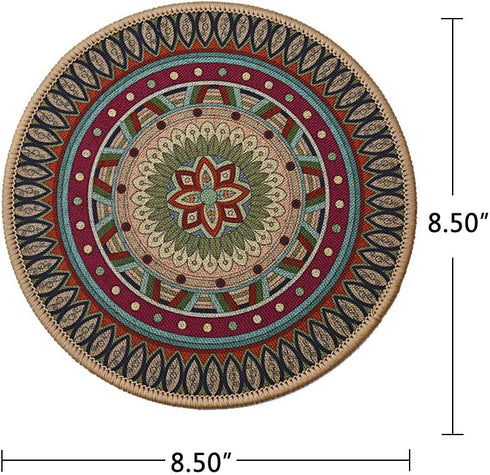 6pcs 8.5" Round Plant Coaster Mat for Gardening Indoor Outdoor Flower Pots Pad Non Slip Plant Mats for House Plants...