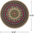 6pcs 8.5" Round Plant Coaster Mat for Gardening Indoor Outdoor Flower Pots Pad Non Slip Plant Mats for House Plants...