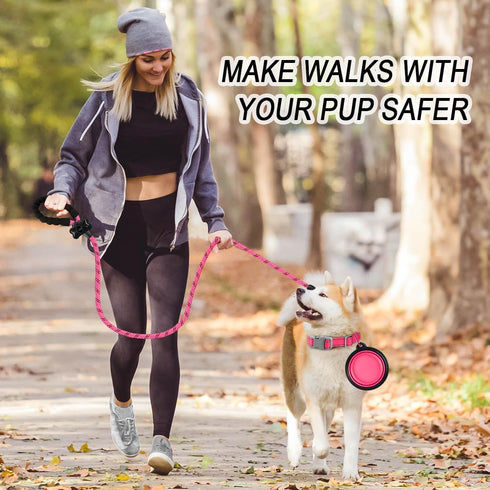 BARKBAY Dog Leashes for Large Dogs Heavy Duty Dog Leash 4/5/6 FT with Comfortable Padded Handle and Highly Reflective Threads for Medium Large Dog...