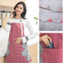 V-shine Women Kitchen Apron with Hand Wipe Pockets Adjustable Neck for Cooking Baking...