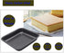 2pcs Mini Baking Pans 8 X 8 Inch (Inner 7.5 X 7.5) Square Cake Pan Bread Pan Nonstick Heavy Carbon Steel Bakeware...