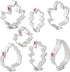 Ann Clark Cookie Cutters Fall Leaves Cookie Cutters 7-Pc. Set Made in the USA, Oak, Teardrop, and Maple Leaf Shapes...