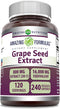 Amazing Formulas Grape Seed 800 Mg Extract (20:1) | 16000 Mg Equivalent | Veggie Capsules | Non-GMO | Gluten-Free | Made in USA (240 Count)...