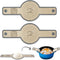 Silicone Bread Sling for Dutch Oven Liners, Non Stick 2 PCS, Easy Clean Reusable Silicone Bread Baking Mat with Long Handles, Easy to Transfer Sou...