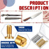 20 Sets Brass Bracket Bolt Fasteners and Stainless Steel Bracket Bolt Fasteners Tactical Lock Rivets Knife Making Supplies Knife Handle Pins Knife...
