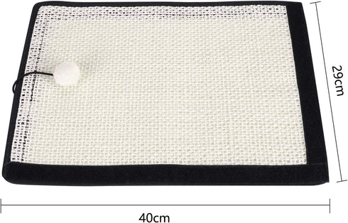Cat Scratcher Mat Natural Sisal Cat Scratching Mat Furniture Legs Protector Soft Cat Scratch Mat Durable Cat Scratch Pad Cat Scratcher Couch Pad f...