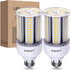 Amazon High Brightness LED Light Bulb 2 Pack 30W-300W/LED Corn Bulb, 30 watt LED Corn Bulb, E26 Base, 5000K LED Bulb, Suitable for Garage Warehous...