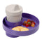 Travel Tray Round, USA Made Easily Convert Your existing Cup Holder to a Tray and Cup Holder for use in a Car Seat, Booster, Stroller, Golf Cart a...