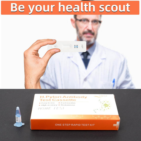 Helicobacter Pylori Test Kits, H. Pylori?h. Pylori Stool (Antibody)10-15 Minutes of Quick Home Testing, The Result is Highly Accurate, Easy to Rea...