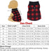 4 Pieces Buffalo Plaid Dog Sweaters with Leash Ring Soft Fleece Vest Dog Pullover Warm Jacket Pet Dog Clothes Winter Dog Outfits for Small Puppy C...