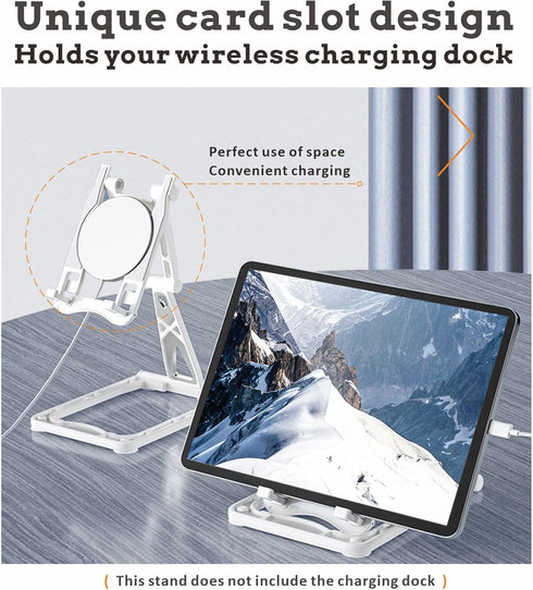Mobile Phone Stand Desktop Mobile Phone Stand,Foldable Portable Mobile Phone Stand,Adjustable Angle,Suitable for 4-12 inch Mobile Phones and Table...