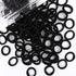 200PCS Black Baby Hair Bands – Mini Seamless Toddler Hair Ties – Soft Toddler Hair Ponytail Holders for Kids Girls, 1 Inch in Diameter, Black, by ...