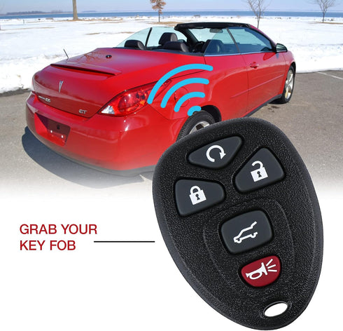 Remote Key Fob Control Replacement for 07-2016 GMC Acadia Yukon,07-2014 Chevy Tahoe Suburban Cadillac Escalade,09-2017 Chevrolet Traverse Enclave(...