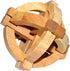 Wooden Brain Teaser Puzzles for Adults 3-D Desktop Toys for Kids Disassemble & Assemble Puzzles for Adults (Intermediate Difficulty-Globe)...