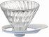 HARIO VDGR-02-W V60 Heat-resistant Glass Transmission Dripper 02 for 1 to 4 Cups, White, Made in Japan...