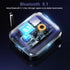 JXTZ Bluetooth Aux Adapter for Home Stereo, Bluetooth 5.1 Receiver with RGB Light, Support FT Card, 3.5mm Aux to Bluetooth Adpater, Low Latency, D...