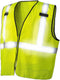 Coast SV300 Rechargeable Lighted High Visibility Safety Vest, Dual Mode, Zip Front, 2 Pockets, 2 Mic Tabs, Meets ANSI/ISEA Standards, 360 Visibili...