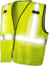 Coast SV300 Rechargeable Lighted High Visibility Safety Vest, Dual Mode, Zip Front, 2 Pockets, 2 Mic Tabs, Meets ANSI/ISEA Standards, 360 Visibili...