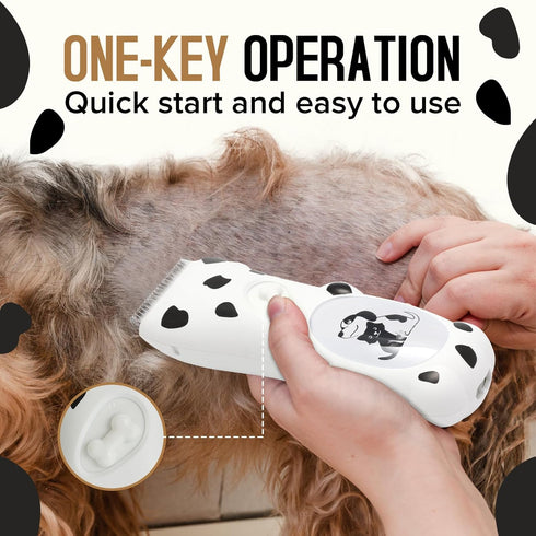 Dog Clippers Professional Pet Shaver Powerful Dog Grooming Kit for Thick Coats Rechargeable Cat Hair Trimmer Cordless Pet Grooming Tools for Dogs ...