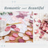 Der Rose 300pcs Artificial Flowers Silk Fake Pink Rose Petals Flower Girl Scatter Pedals for Aisle Centerpieces Table Confetti Party Favors Home W...