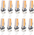 G4 LED Bulb 2W Equivalent to 20W-25W T3 JC Type Bi-Pin G4 Base Halogen Bulb, AC/DC 12V Warm White 3000K G4 Bulb for Under Cabinet Light,Ceiling Li...