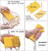 8-Pack Cellulose Sponges Compressed Kitchen Sponges Pack, Dish Washing Scrubbers Pop Up Sponges Scrub Sponges Cleaning Sponge without Scratching...