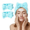 Bliss Women's Spa Headband - 2 Pack Microfiber Towel Headband for Washing Face, Skin Care, Makeup, and Messy Hair Wrap - Preppy Stuff Shower Hair ...