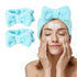 Bliss Women's Spa Headband - 2 Pack Microfiber Towel Headband for Washing Face, Skin Care, Makeup, and Messy Hair Wrap - Preppy Stuff Shower Hair ...