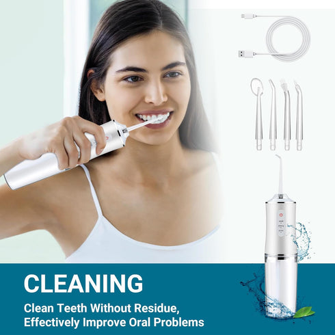 Water Flosser Oral irrigator, White...