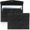 Toplive Document File Folder, Soft Waterproof PU Leather A4 Envelope Folder Expanding File Organizer Portfolio Storage Case Dual Layers with Card ...