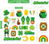 St Patrick's Day Thick Gel Cling Spring Window Gel Clings Decals Stickers for Kids, Toddlers and Adults Home Airplane Classroom Nursery Fall Party...