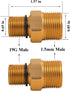 2 PCS 7106686 Outlet Connector for Gas Powered Pressure Washer Pumps, 19G & 1.5mm Male...