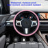 Car Steering Wheel Cover, Elastic Breathable Ice Silk Vehicle Steering Wheel Protector for Men and Women, Cool in Summer and Warm in Winter Cover,...