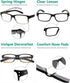 Eyekepper 5 Pack Reading Glasses for Men Includes Reader Sunglasses Spring Hinges Classic Cheater Glasses +1.75...