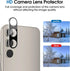 amFilm [2+2 Pack Samsung Galaxy S23+/S23 Plus 6.6'' Privacy Screen Protector with Camera Lens Protector, Anti Spy Hybrid Film, Fingerprint ID Comp...