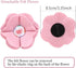 ARING PET Valentine's Day Dog Collar-Cute Dog Collar with Felt Flower, Adjustable Cotton Heart Dog Collars Pet Collars with Metal Buckle...
