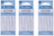 Beadalon Collapsible Eye Needles 2.5-Inch Medium (3 Pack)...