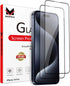 Screen Protector Tempered Glass Compatible with Apple iPhone 15 Pro (2 Pack)......