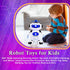 Toysery Walking Robot Toys for Kids - 360° Body Spinning Dancing Robot Toy with LED Lights Flashing and Music, Smart Interactive Electronic Kids R...