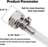 Stainless Steel 304 Beer Keg Coupler Fitting & Check Valve & Beer Washer Gasket,Beer Keg Coupler Accessories Kit for Sankey Couplers D Type Couple...